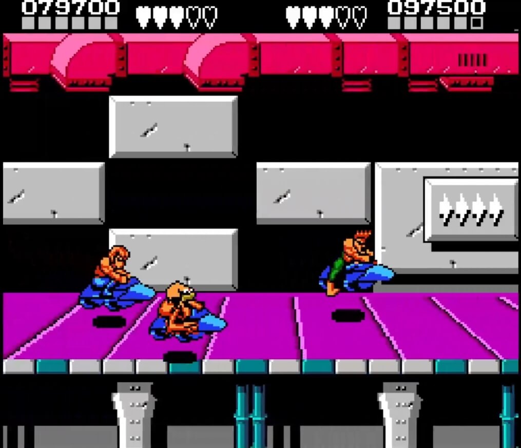 Battletoads & Double Dragon - геймплей игры Dendy\NES